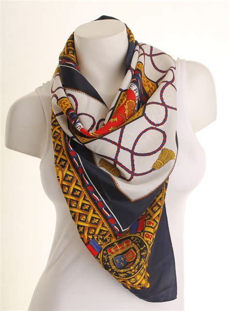 hermes navy and gold.scarf|Hermes 90 scarf.